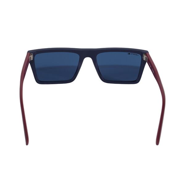 Lacoste Rectangle Mens Sunglasses - Matte Blue / Blue - NWT - Picture 9 of 11